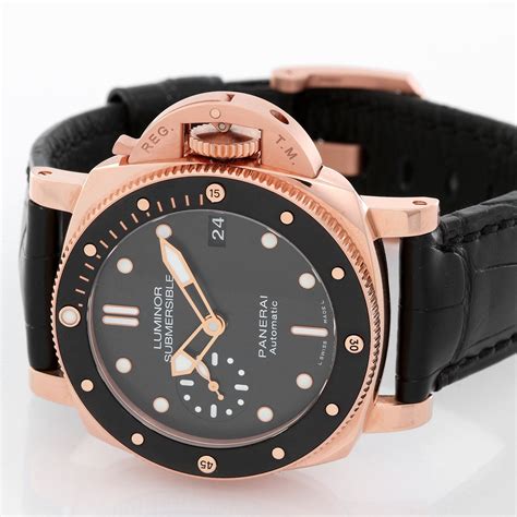 rose gold panerai submersible|ww panerai price.